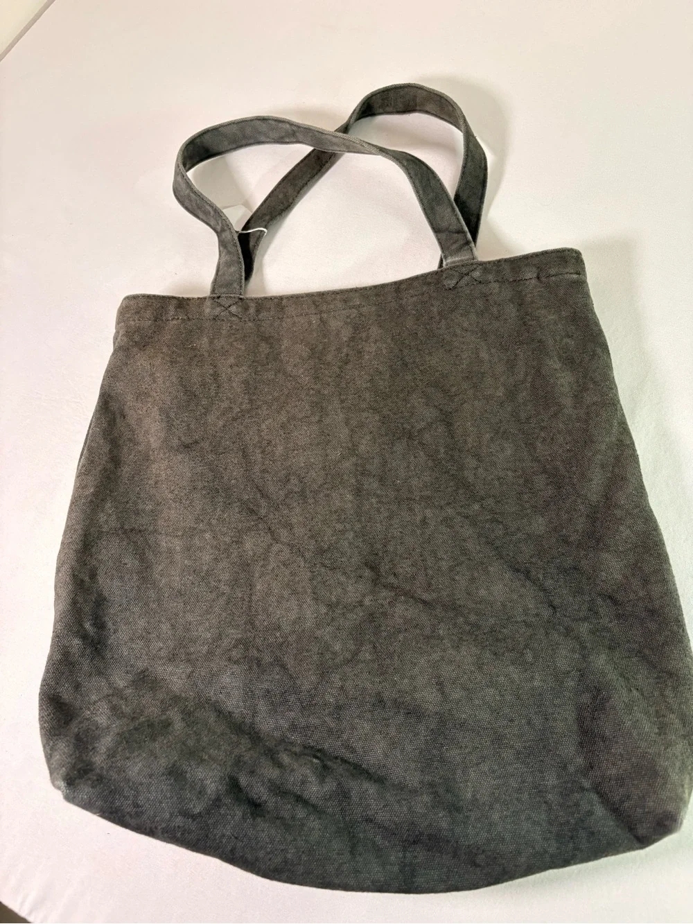 Nili Lotan Gray Canvas Logo Tote